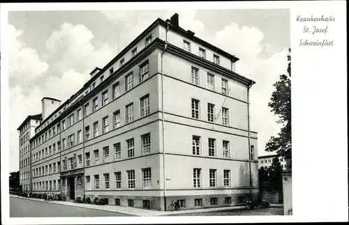 Ak Schweinfurt in Unterfranken Bayern, Krankenhaus St. Josef