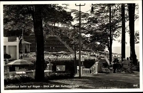 Ak Ostseebad Sellin auf Rügen, Kurkonzertplatz