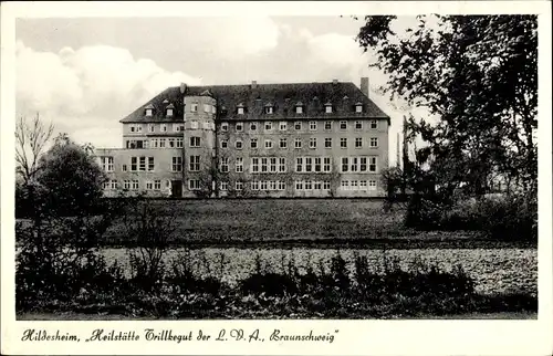 Ak Hildesheim in Niedersachsen, Heilstätte Trillkegut der L. V. A. Braunschweig