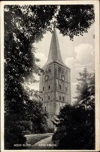 Ak Hoch Elten Emmerich am Rhein, Katholische Kirche
