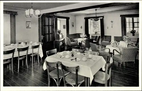 Ak Stadtkyll in der Eifel, Müttererholungsheim St. Marienhaus, Speisezimmer