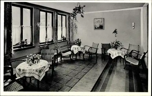 Ak Stadtkyll in der Eifel, Müttererholungsheim St. Marienhaus, Veranda