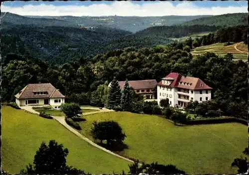 Ak Gößweinstein in Oberfranken, Pension Stempferhof, Wald