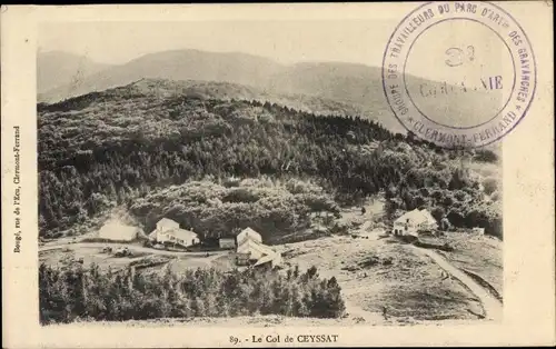 Ak Clermont Ferrand Puy de Dôme, le Col de Ceyssat, Panorama