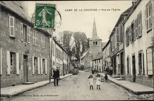 Ak La Courtine Creuse, Rue de l'Eglise