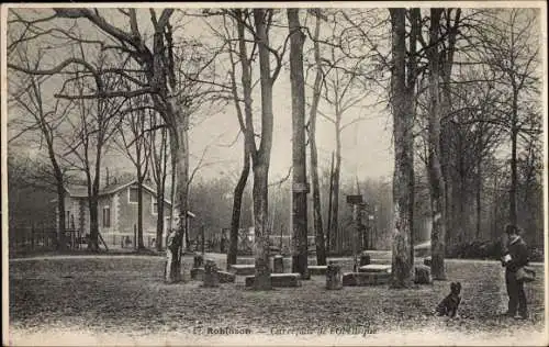 Ak Robinson Hauts de Seine, Carrefour de l'Obelisque