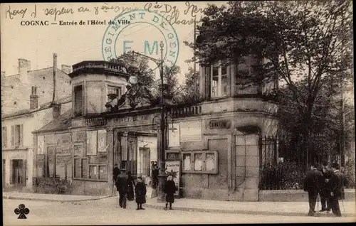 Ak Cognac Charente, Entree de l'Hotel de Ville