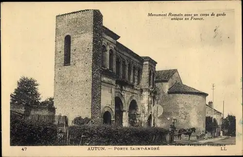 Ak Autun Saône-et-Loire, Porte Saint Andre