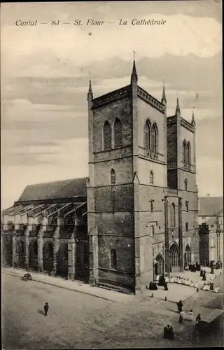 Ak Saint Flour Cantal, La Cathedrale