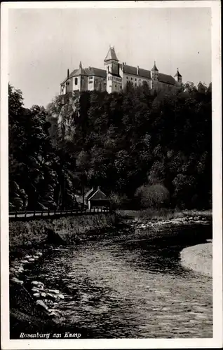 Ak Rosenburg Mold in Niederösterreich, Schloss Rosenburg am Kamp
