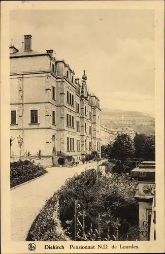 Ak Diekirch Luxemburg, Pensionnat Notre Dame de Lourdes