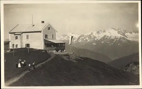 Ak Steinach am Brenner in Tirol, Naturfreundehaus am Padaster-Joch