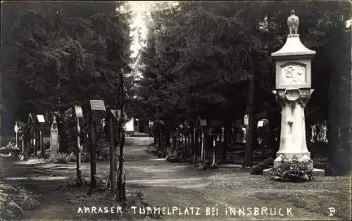 Foto Ak Amras Innsbruck in Tirol, Amraser Tummelplatz