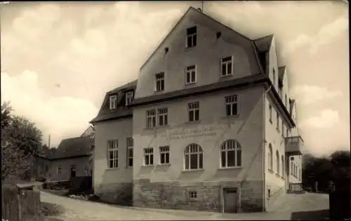 Foto Ak Schönberg am Kapellenberg Bad Brambach im Vogtland, Reichsbahnferienheim Berlin-Rummelsburg