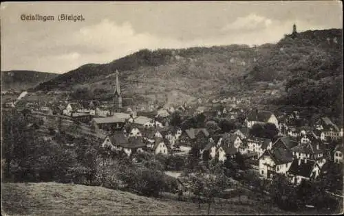 Ak Geislingen an der Steige, Panorama