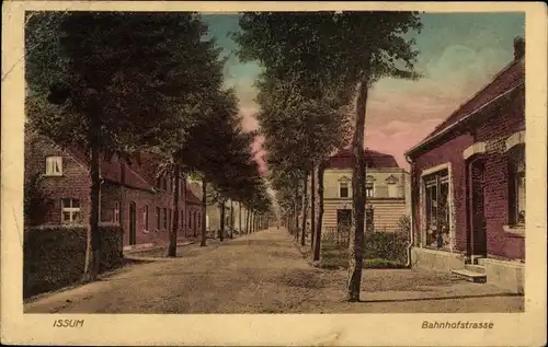 Ak Issum am Niederrhein, Bahnhofstraße