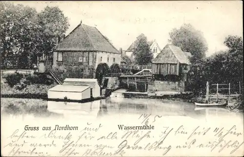 Ak Nordhorn in der Grafschaft Bentheim, Wassermühle