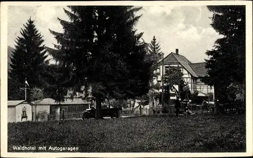 Ak Gemünd Schleiden in der Eifel, Urfttalsperre Waldhotel