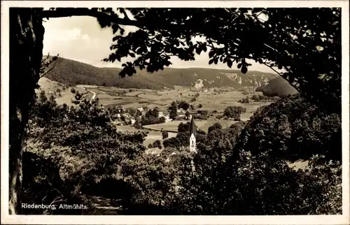 Ak Riedenburg in Niederbayern, Altmühltal, Gesamtansicht