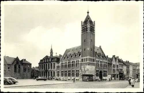 Ak Roeselare Roeselaere Rousselare Roulers Westflandern, Stadhuis