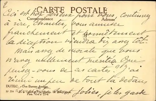 Künstler Ak Dutec, P., Deux bonnes Amies, Mädchen in Elsässer Tracht, Storch