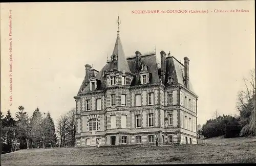 Ak Notre Dame de Courson Calvados, Le Chateau de Belleau