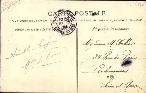 Ak Notre Dame d'Estrées Calvados, L'Eglise