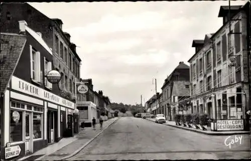 Ak Notre Dame de Courson Calvados, Le Carrefour, Route d'Orbec