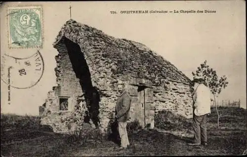 Ak Ouistreham Calvados, La Chapelle des Dunes