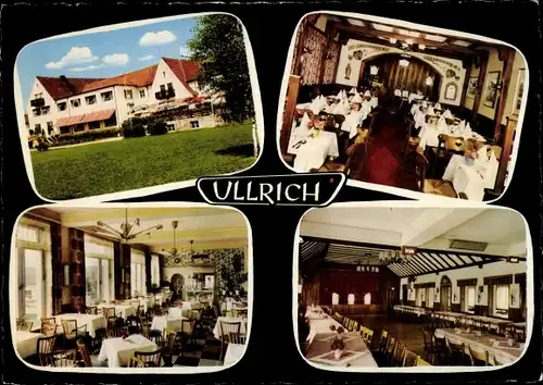 Ak Elfershausen in Unterfranken, Gästehaus Ullrich, Innenansicht