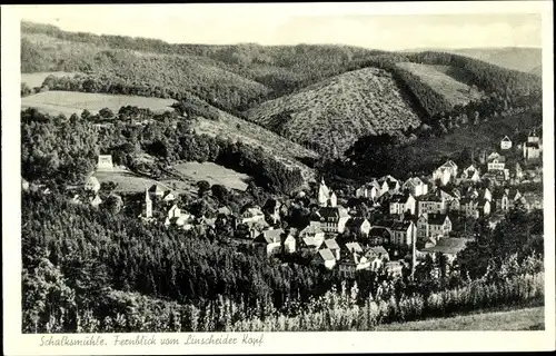 Ak Schalksmühle im Sauerland, Panorama, Blick vom Linscheider Kopf