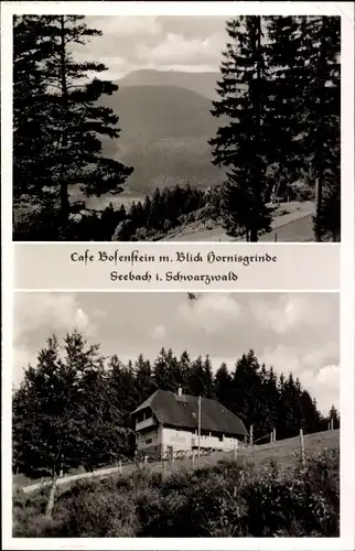 Ak Seebach in Baden Schwarzwald, Café Bofenstein, Hornisgrinde