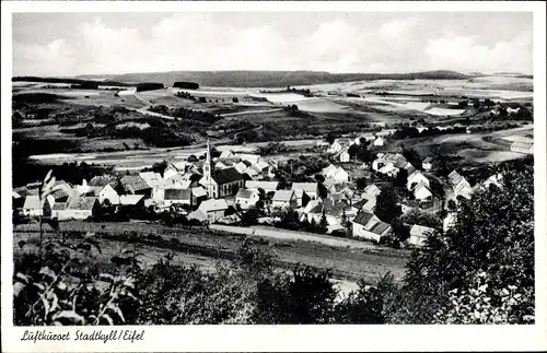 Ak Stadtkyll in der Eifel, Panoramablick