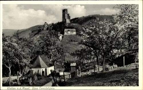 Ak Klotten an der Mosel, Burg Coraidelstein