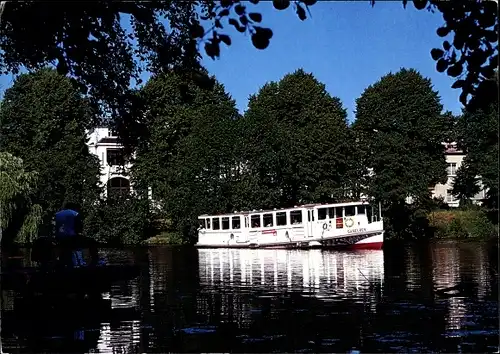 Ak Hamburg Eimsbüttel Harvestehude, Alsterundfahrt