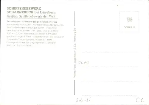 Ak Scharnebeck in der Lüneburger Heide, Schiffshebewerk