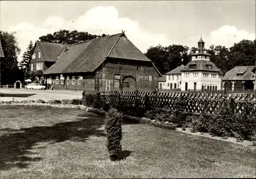 Ak Unterlüß Unterlüss Südheide, Gasthof Zum Lotharstein, Dorfstraße 11