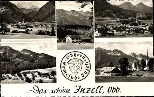 Ak Inzell in Oberbayern, Ansichten vom Ort
