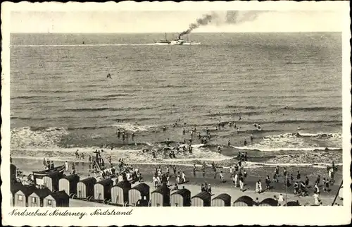 Ak Nordseebad Norderney Ostfriesland, Nordstrand