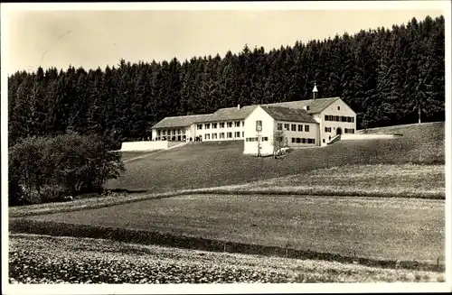 Ak Isny im Allgäu, Sport Sanatorium am Wald