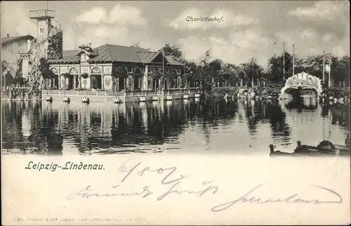 Ak Lindenau Leipzig in Sachsen Charlottenhof