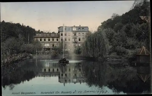 Ak Bad Bergzabern an der Weinstraße Pfalz, Kuranstalt Dr. Bossert