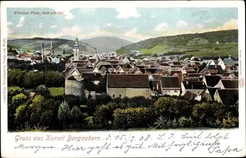 Ak Bad Bergzabern Rheinland Pfalz, Panorama