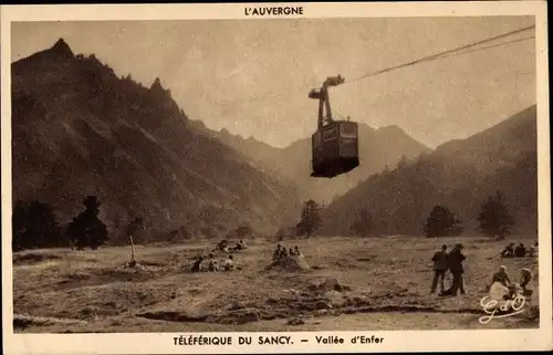 Ak Sancy les Provins Seine et Marne, Vallee d'Enfer