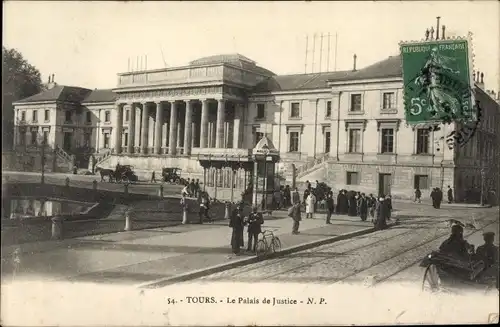 Ak Tours Indre et Loire, Le Palais de Justice