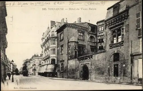 Ak Toulouse Haute Garonne, Hotel du Vieux Raisin