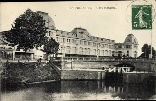 Ak Toulouse Haute Garonne, Gare Matabiau