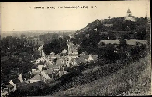 Ak Troo Loir et Cher, Vue Generale