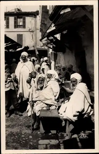 Ak Constantine Algerien, Au Cafe Maure, Araber, Maghreb