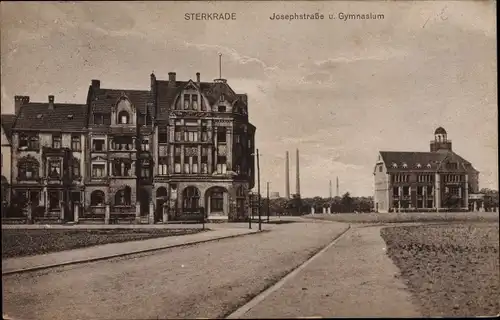 Ak Sterkrade Oberhausen im Ruhrgebiet, Josephstraße, Gymnasium